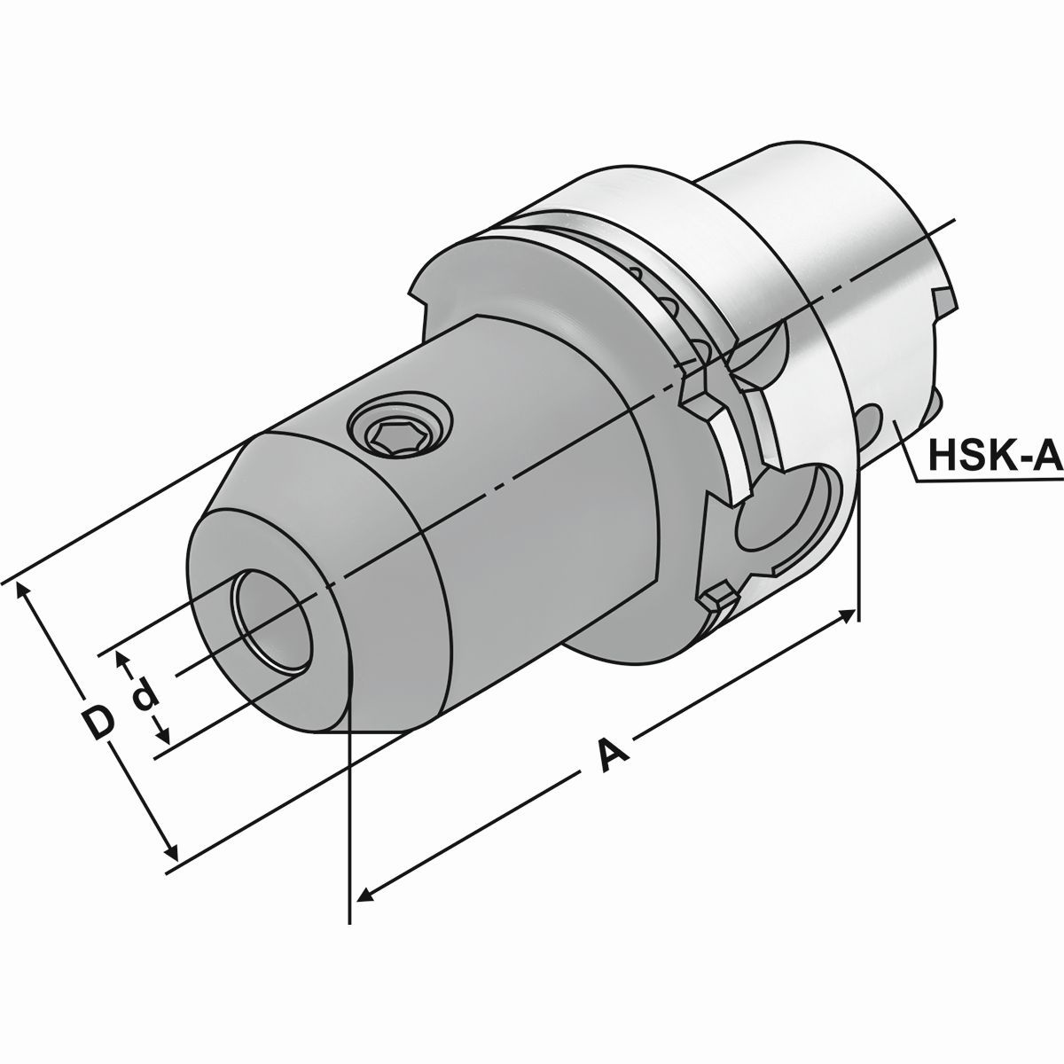 Fräseraufnahme HSK 63-32-110 DIN 69893 Form A