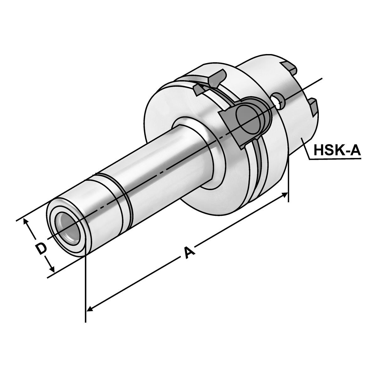 Spannfutter HSK 63-4/16-160 KPS16 DIN 69893 (ISO 15488) Form A