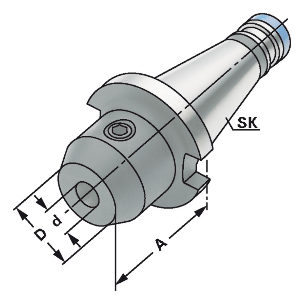 Fräseraufnahme SK 50-10-63 DIN 2080