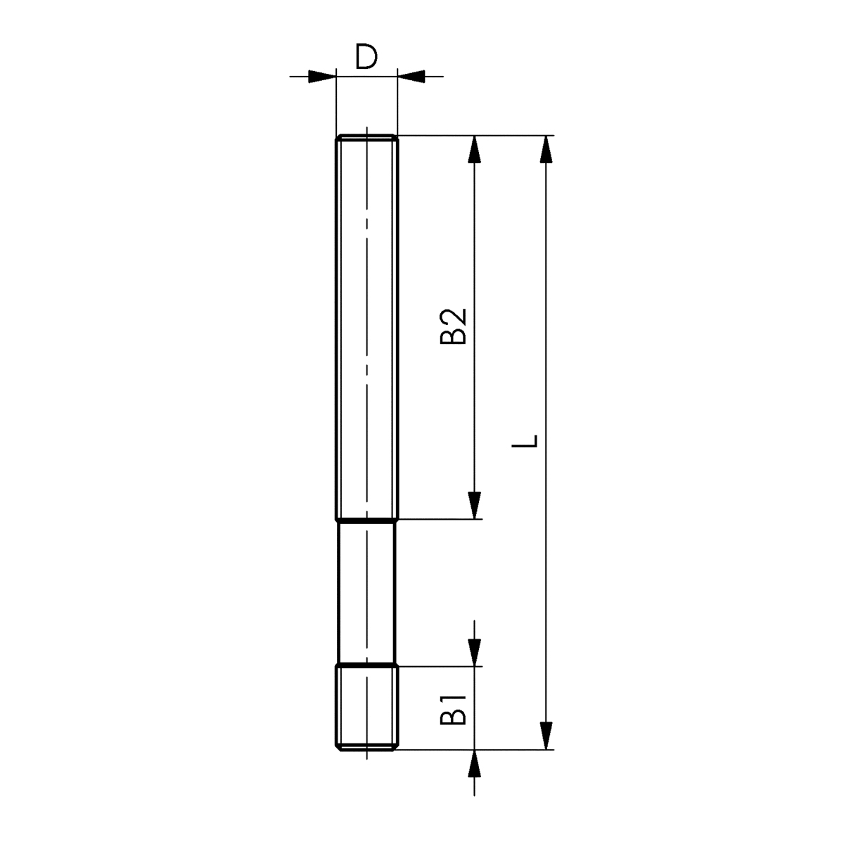 Stiftschrauben DIN 6379 M18x125