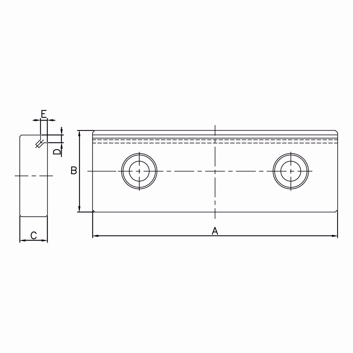 Stufenbacken (Paar) für HP-40