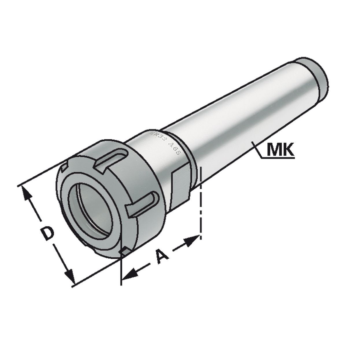 Spannfutter MK 4-2/16-63 ER25 DIN 228-1A