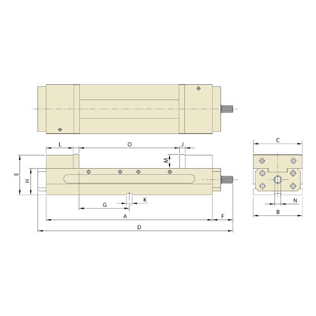 Zentrischspanner HLD-60G/HV mechanisch