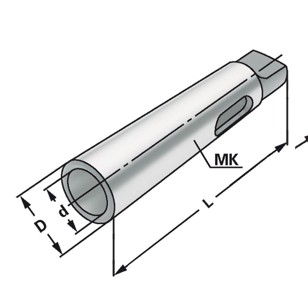 Reduzierhülsen MK 6 - MK 5 DIN 228-1B