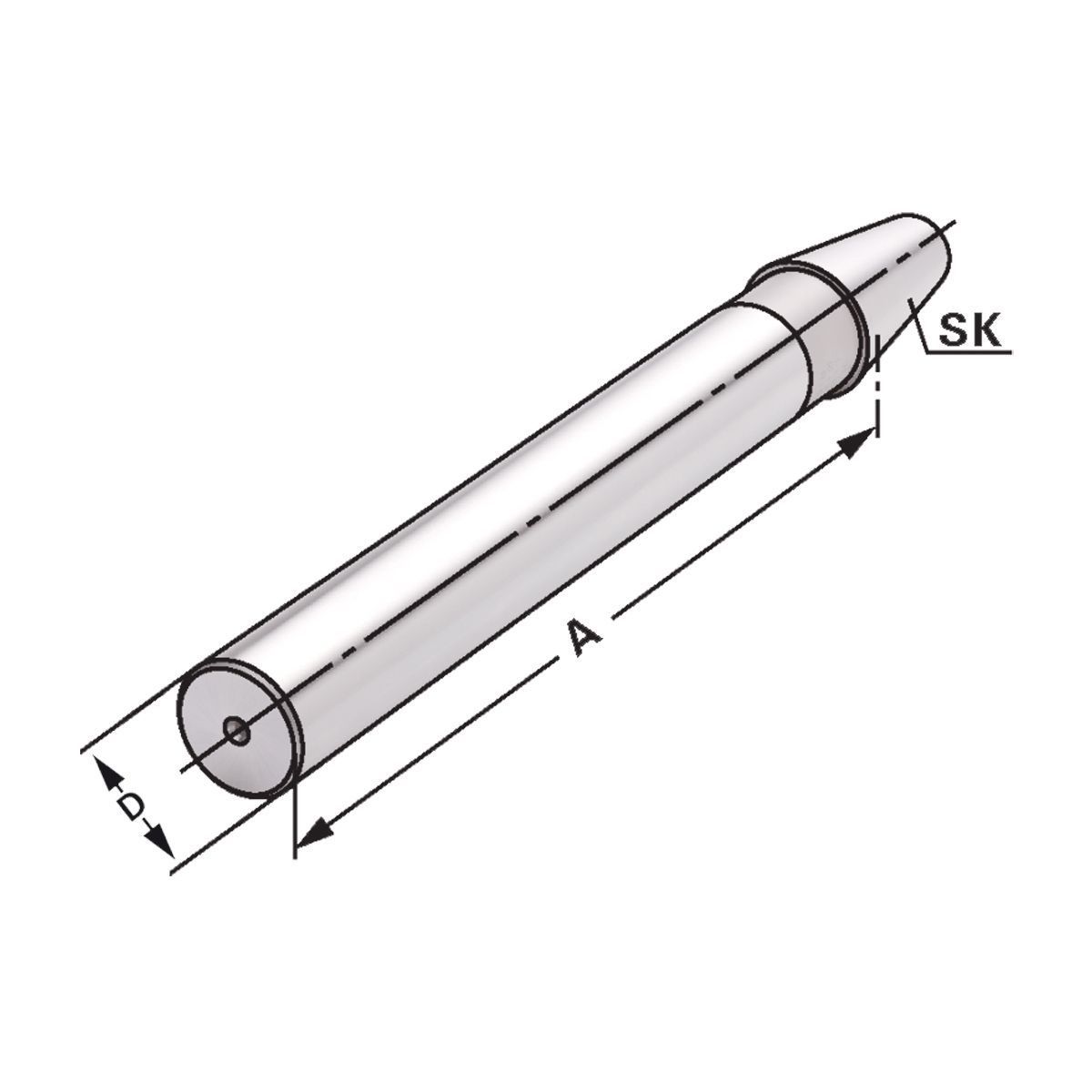 505-18-50_2 Kontrolldorn BT 50-50-300 JIS B 6339 (MAS-BT) A