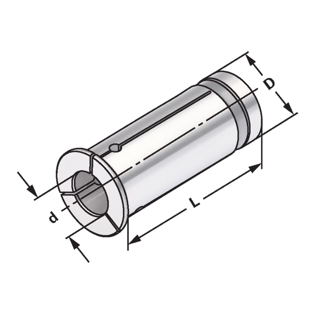 Reduzierungen für Hydrodehnspannfutter D=25 | d=3