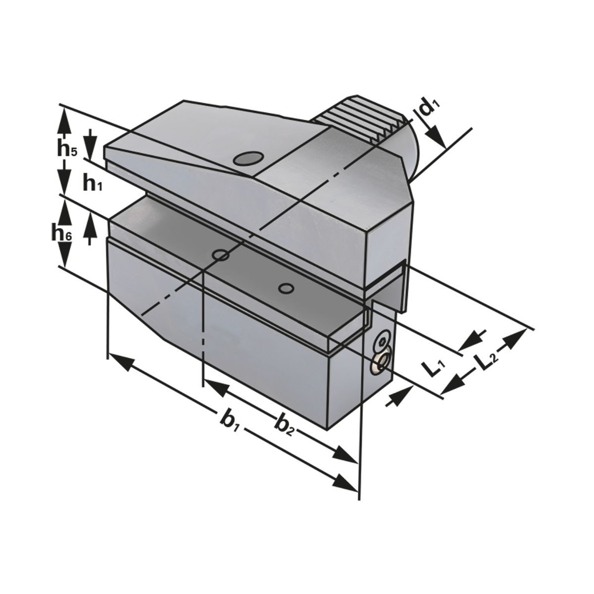 Radial-Werkzeughalter B7-40x25-44 DIN 69880 (ISO 10889)