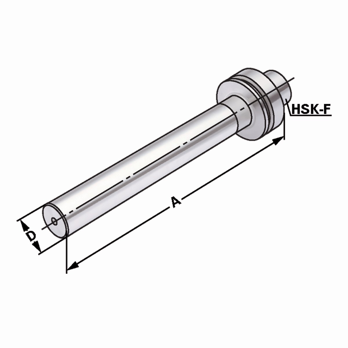 Kontrolldorne HSK 63-40-250 DIN 69893 Form F