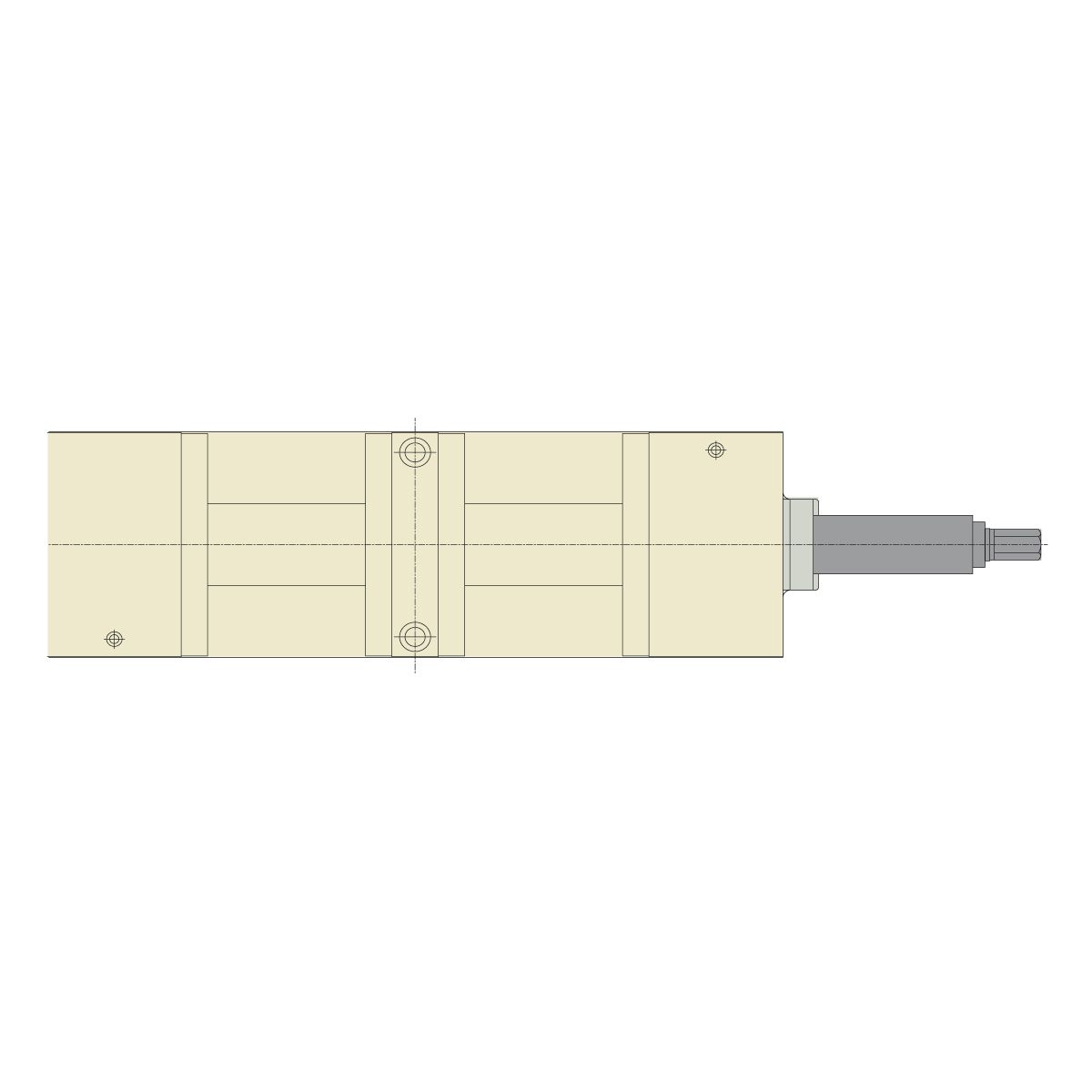 Doppelspannstock ALD-60G/HV mechanisch