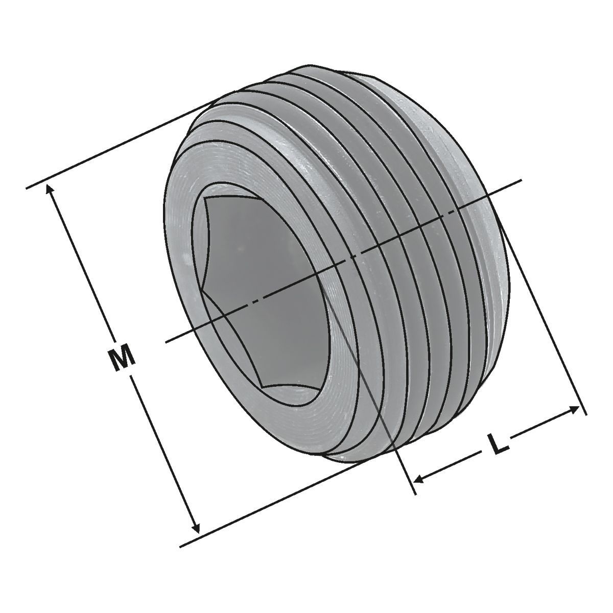 Spannschrauben M16 x P1.0 x 12L