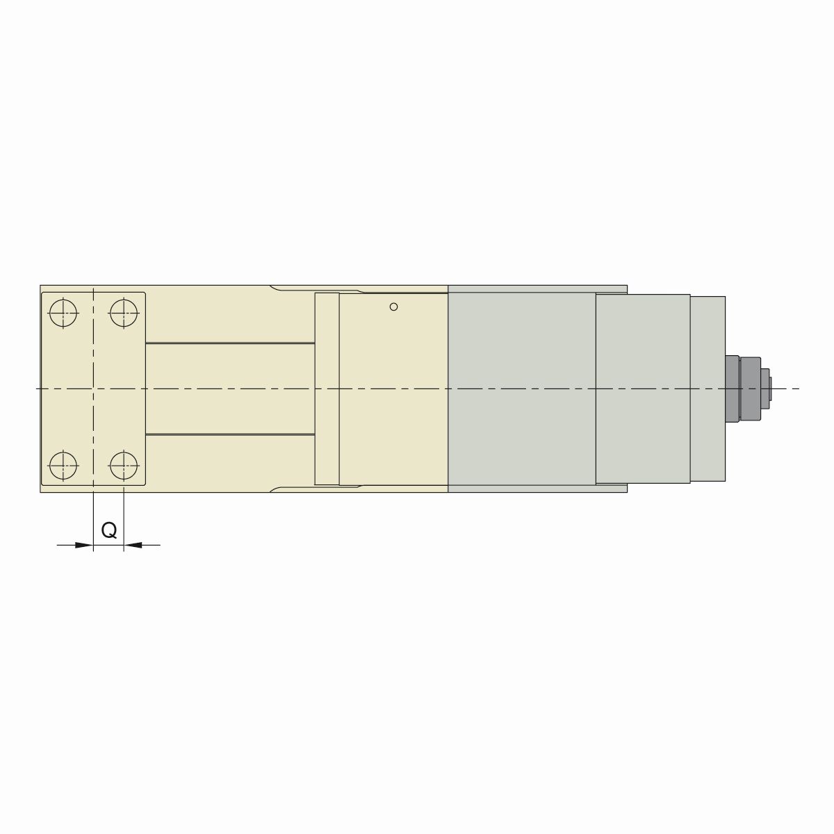 Präzisionsschraubstock ALQ-160G/HV mechanisch mit Spannkraftverstärker