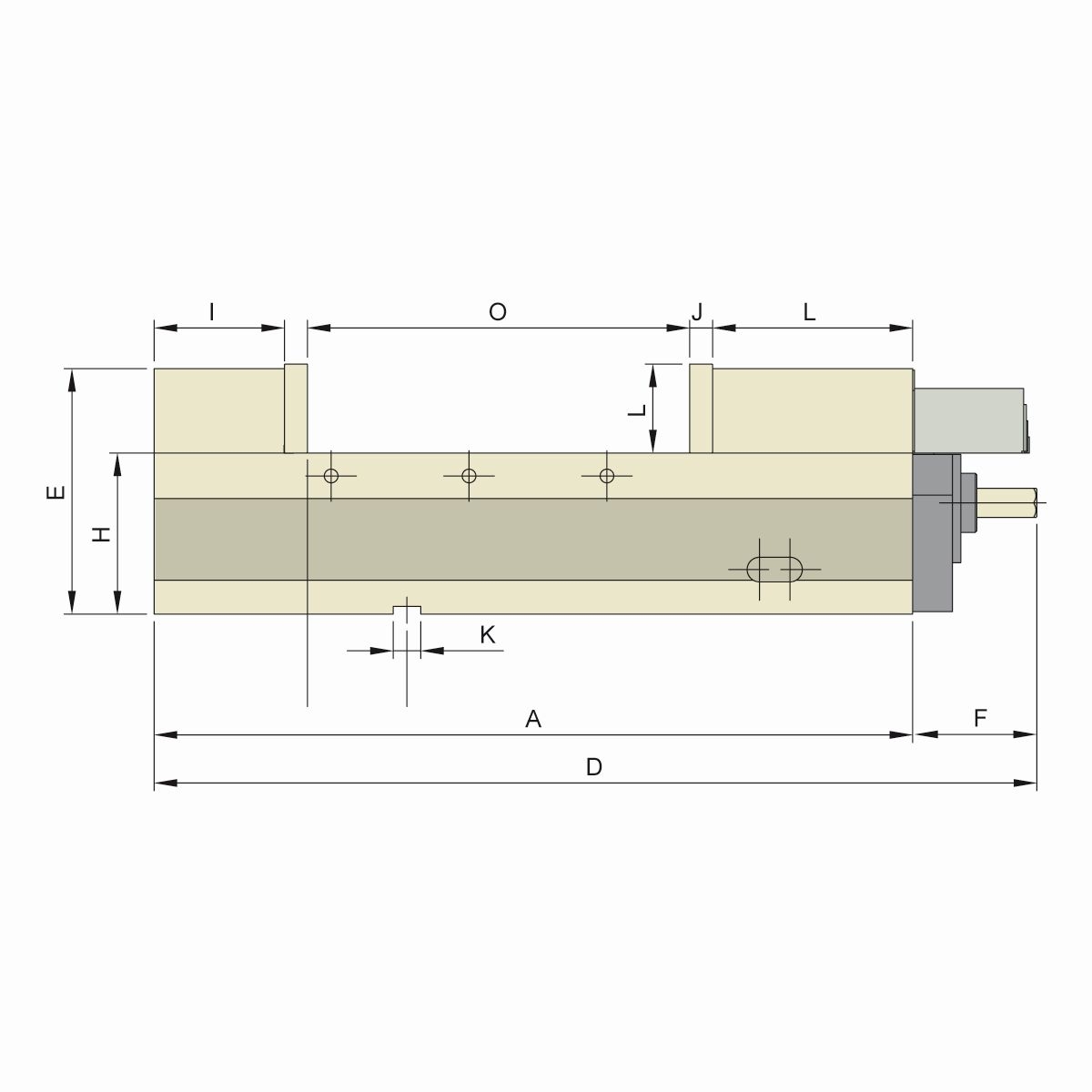 Präzisionsschraubstock AVC-200G/HV mechanisch