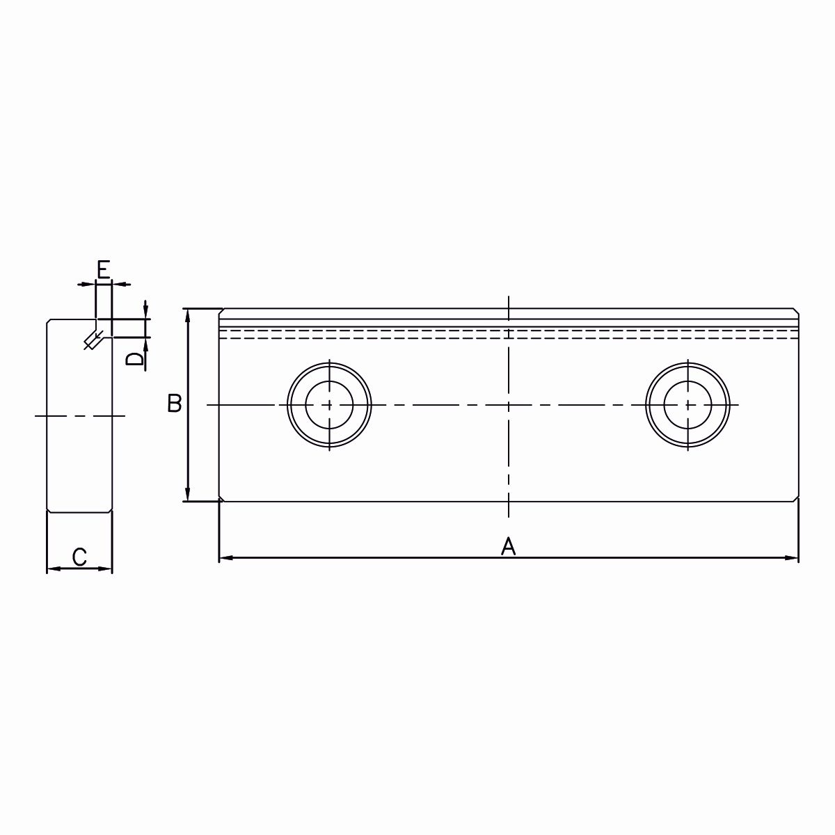 Z-KS-ST-AT609L_2 Stufenbacken (Paar) für ATW-675 | ATW-689 | TLD-60 | MG-60 | AMC-60