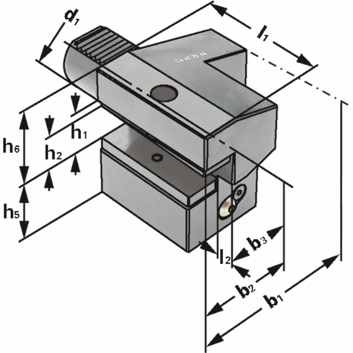 Axial-Werkzeughalter C4-30x20 DIN 69880 (ISO 10889)