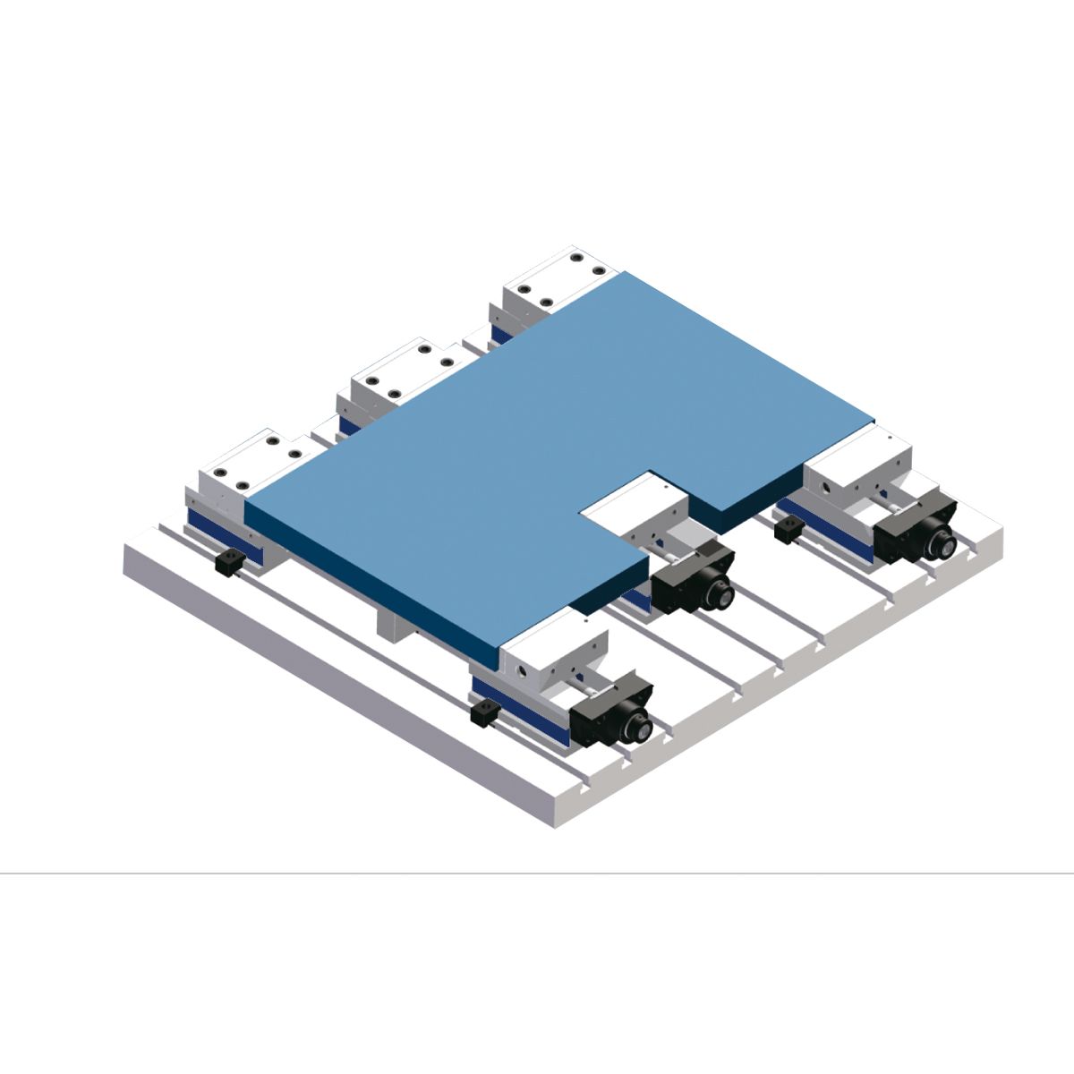 KS22020_5 Präzisionsschraubstock AOM-200/HV* mechanisch mit Spannkraftverstärker
