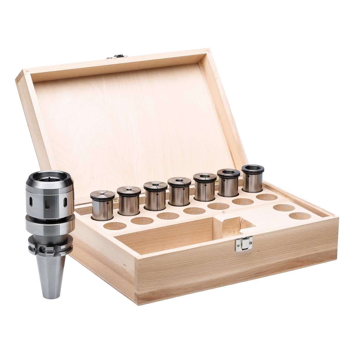 403-64-25-SR_1 Hochleistungs-Kraftspannfutter SK 40-25-105 DIN 69871 AD/B System HKS im Holzkasten