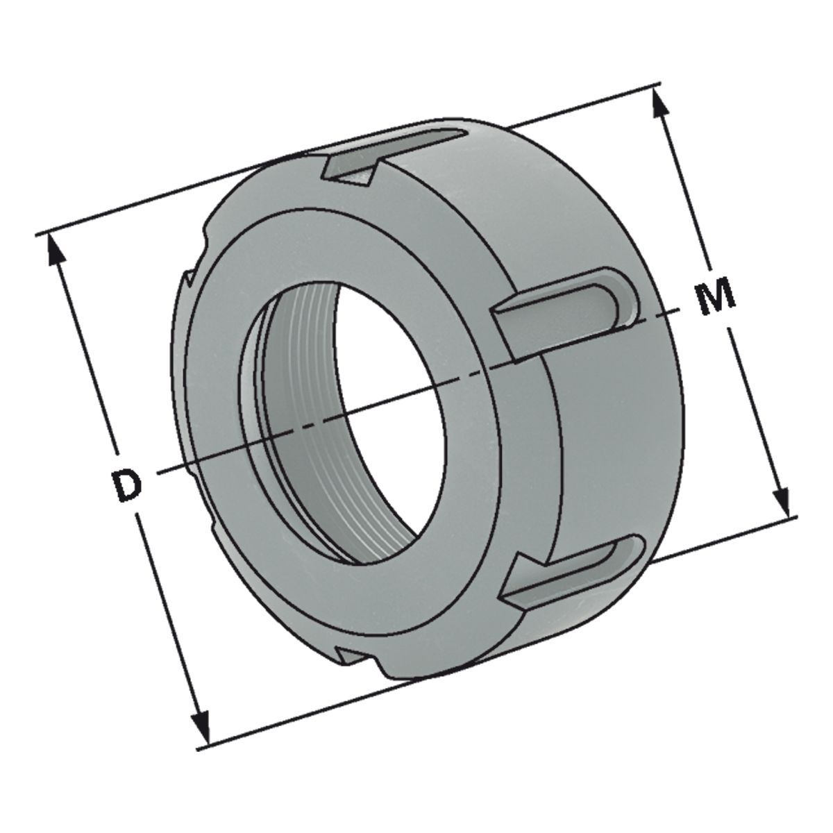 Spannmuttern ER16 | 1-10 | gewuchtet DIN 6499 (ISO 15488)