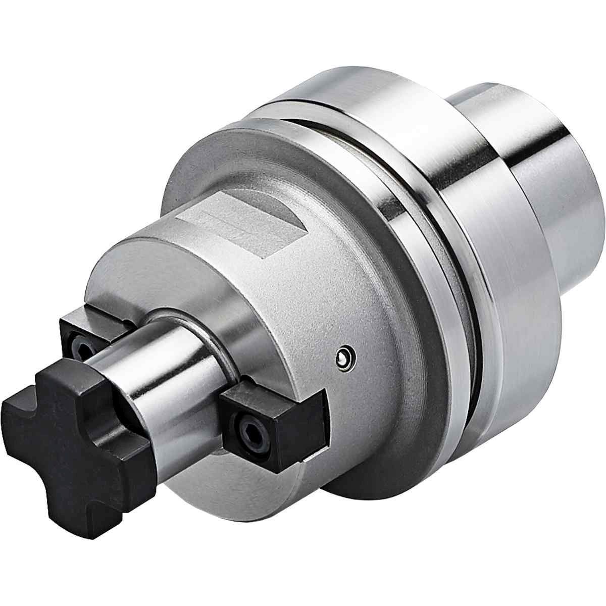 F63-11-27-2_1 Quernut-Aufsteckdorne HSK 63-27-160 mit vergrößertem Bunddurchmesser