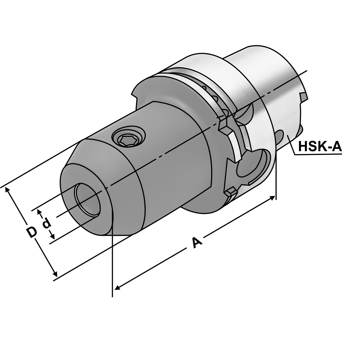 Fräseraufnahme HSK 63-06-65 DIN 69893 Form A