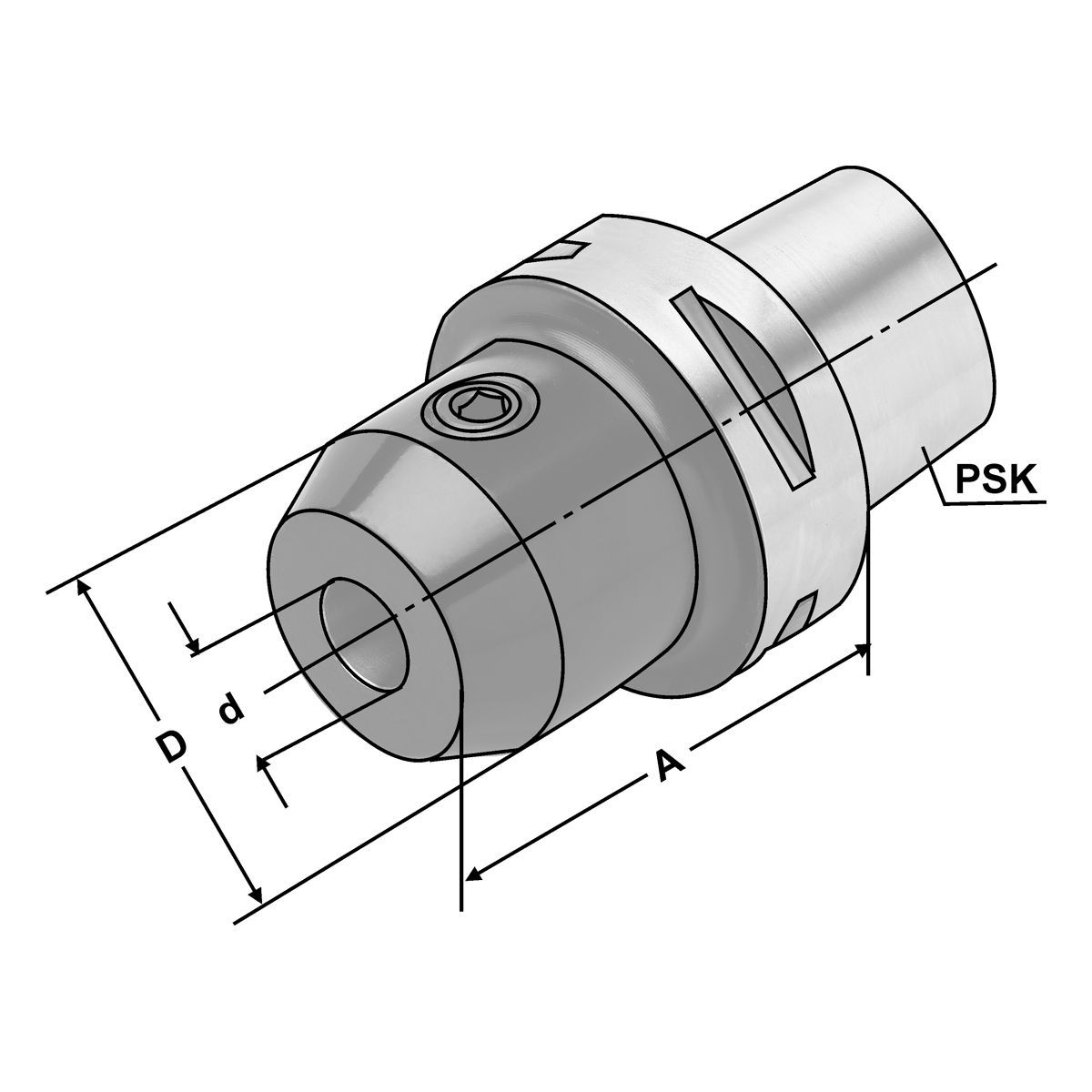 Fräseraufnahme PSK 50-16-60 ISO 26623