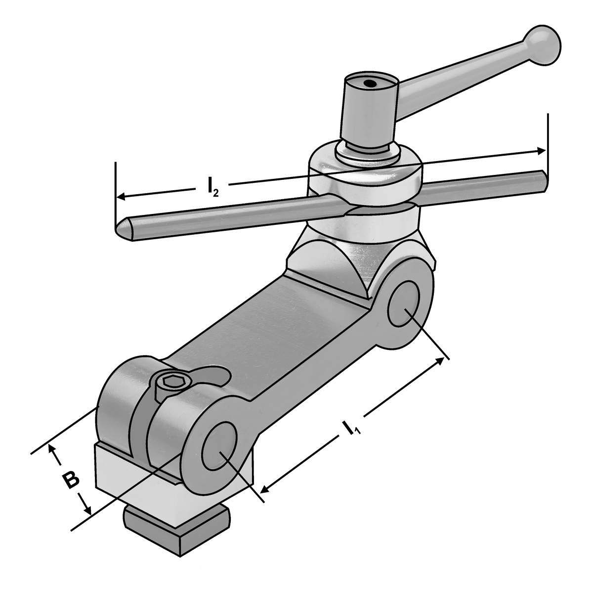 Werkstückanschlag, universal ATS-160BH/T-16mm