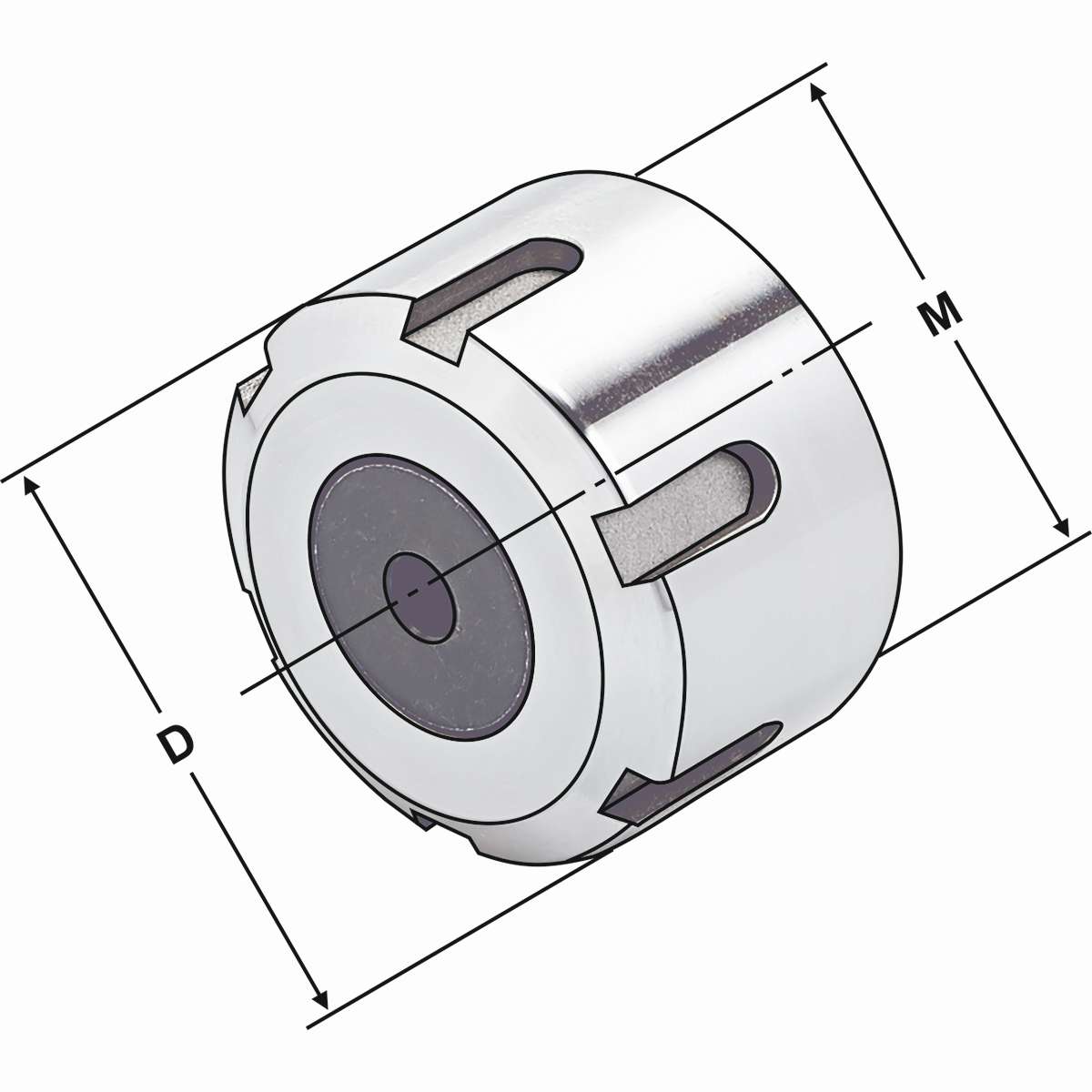 Spannmuttern ER32 | 2-20 | für Dichtscheiben DIN 6499 (ISO 15488)