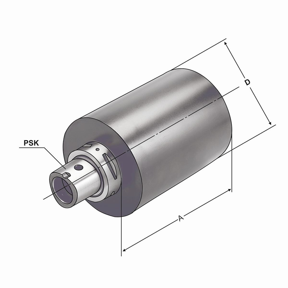 Bohrstangenrohling PSK 40-80-120 ISO 26623