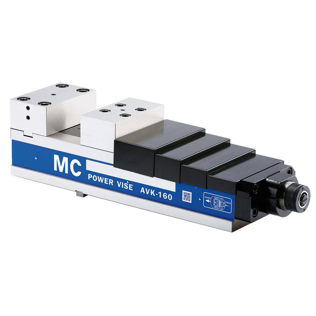 KS14010_3 Präzisionsschraubstock AVK-160 mechanisch mit Spannkraftverstärker