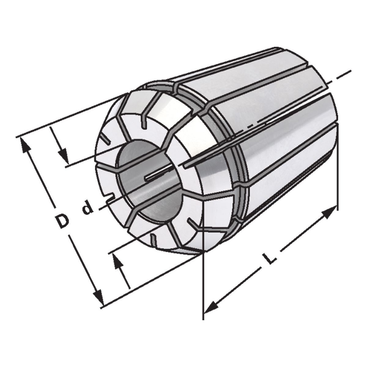 Präzisionsspannzangen ER32 | 470 EP | Ø 5 - 4 DIN 6499 B (ISO 15488 B)