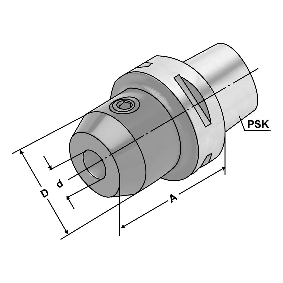 C4-04-16_2 Fräseraufnahme PSK 40-16-55 ISO 26623