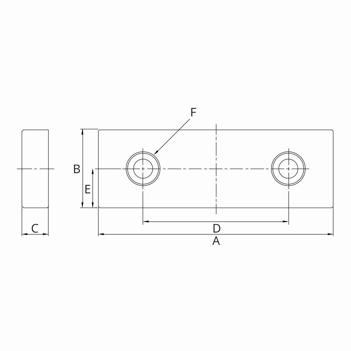 Spannbacken-Paar für AVC-200 | AVM-200