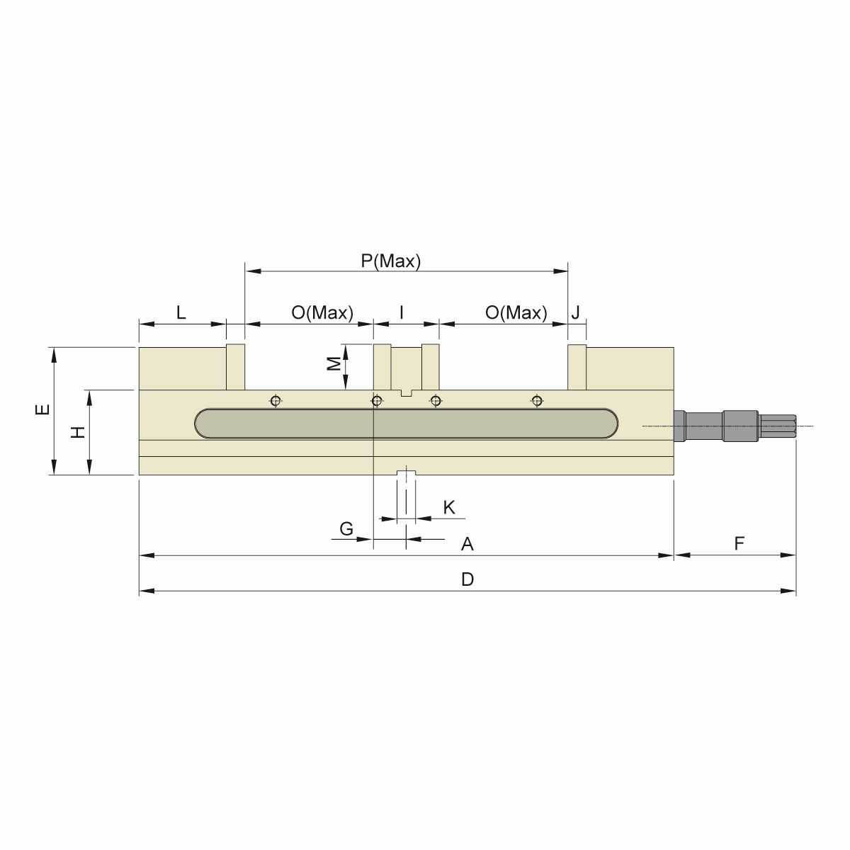 KS09020_5 Doppelspannstock TLD-60G/HV mechanisch