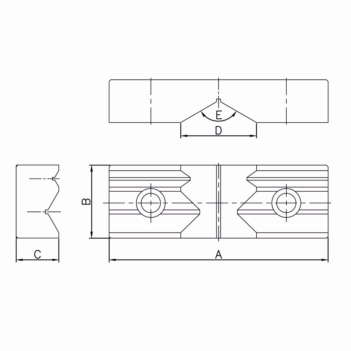 Prismenbacken (1 Stk.) für ATW-675 | ATW-689 | MG-60 | AMC-60 | TLD-60