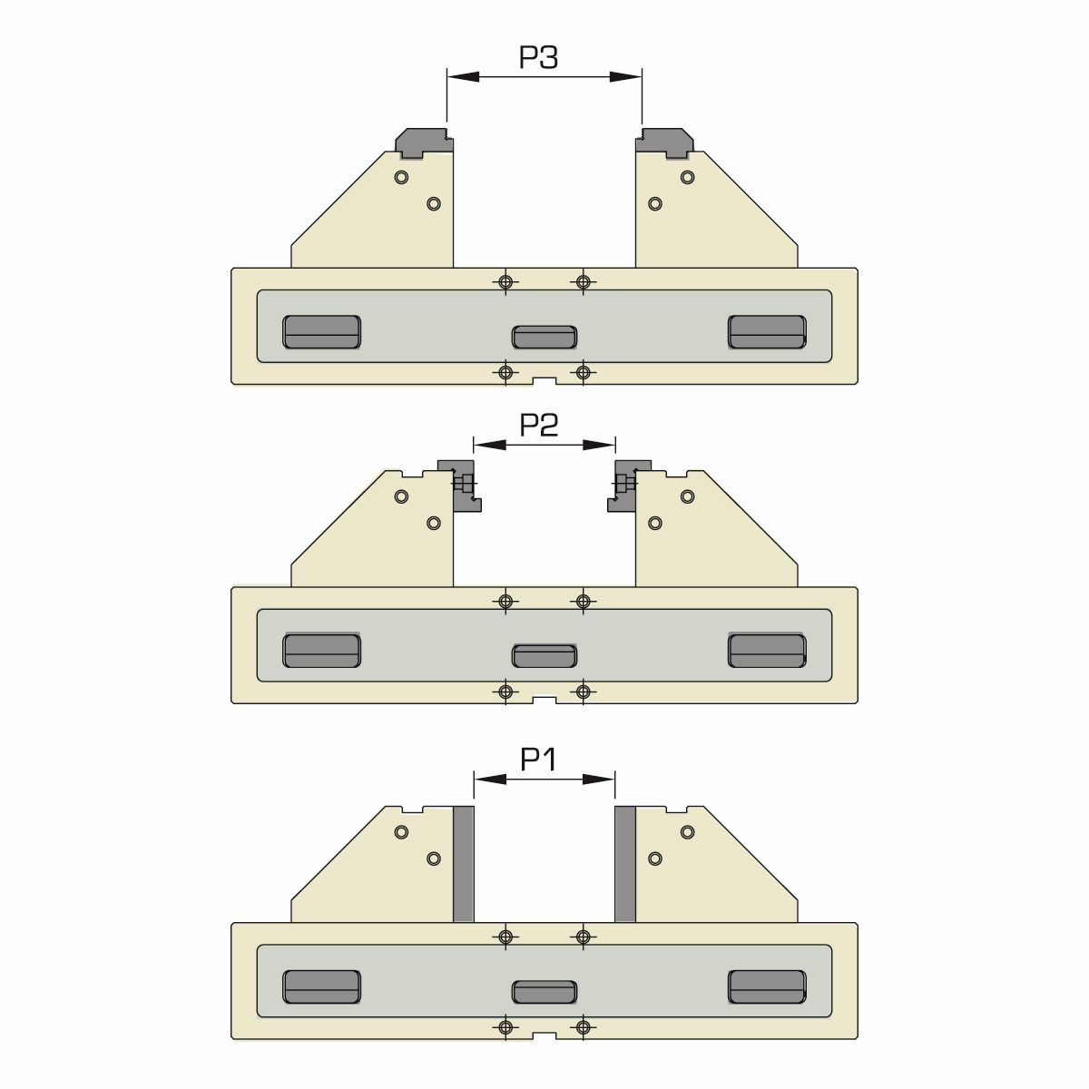 5-Achs Präzisionsschraubstock ALT-100M mechanisch