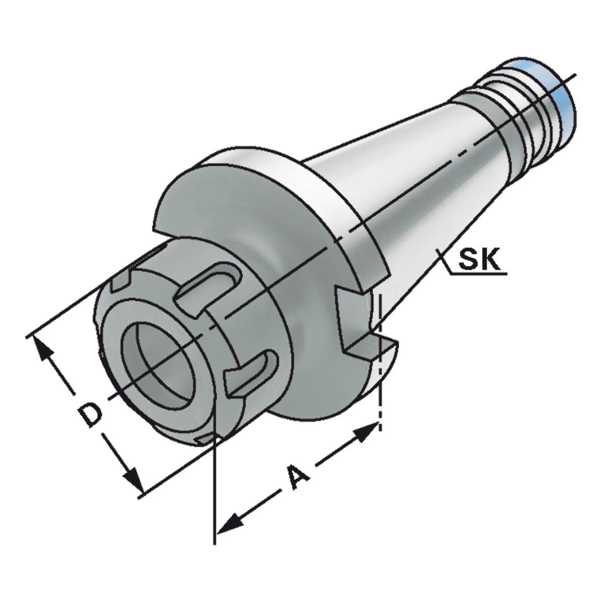 Spannfutter SK 40-3/26-80 ER40 DIN 2080