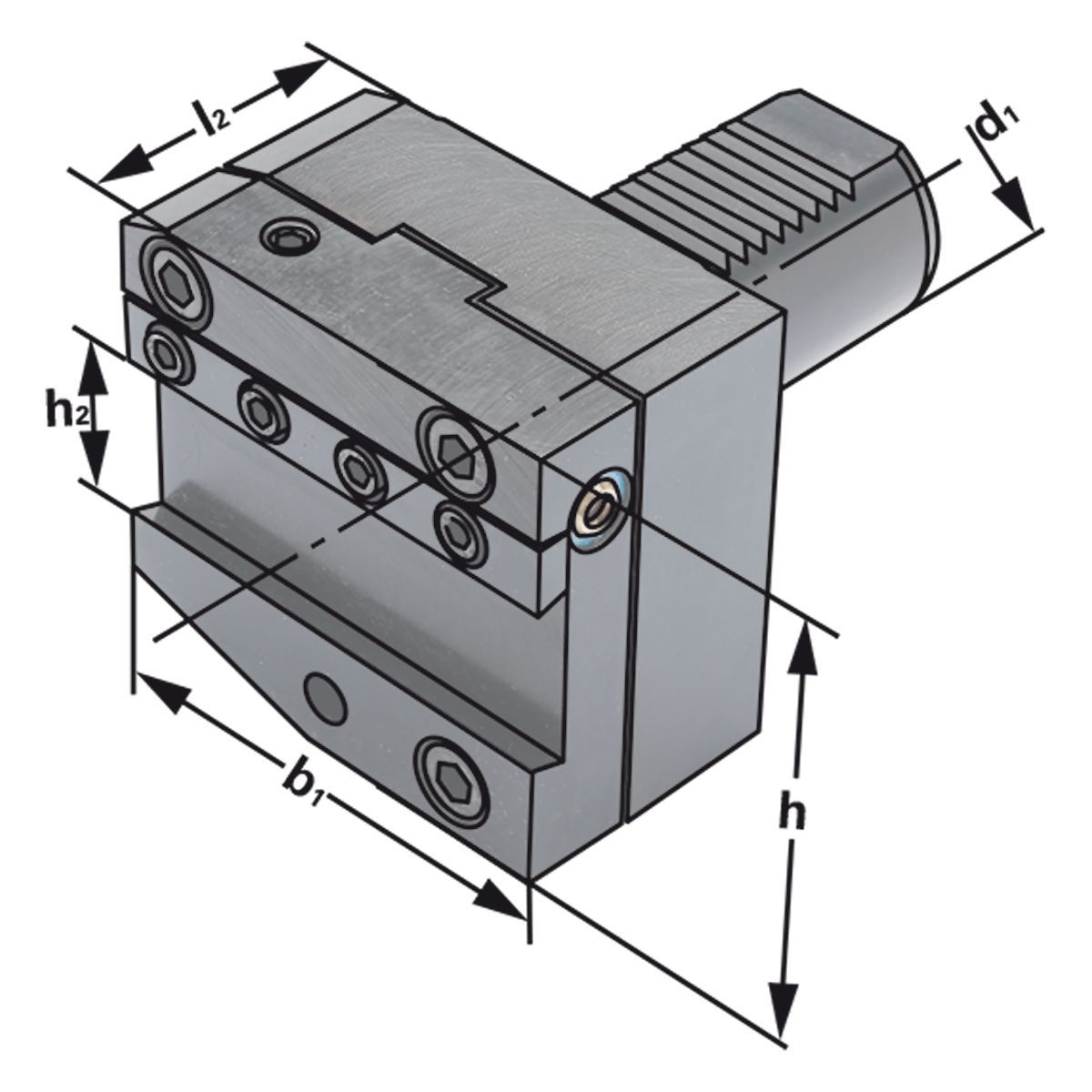 Abstechhalter rechts 50-32 DIN 69880 (ISO 10889)
