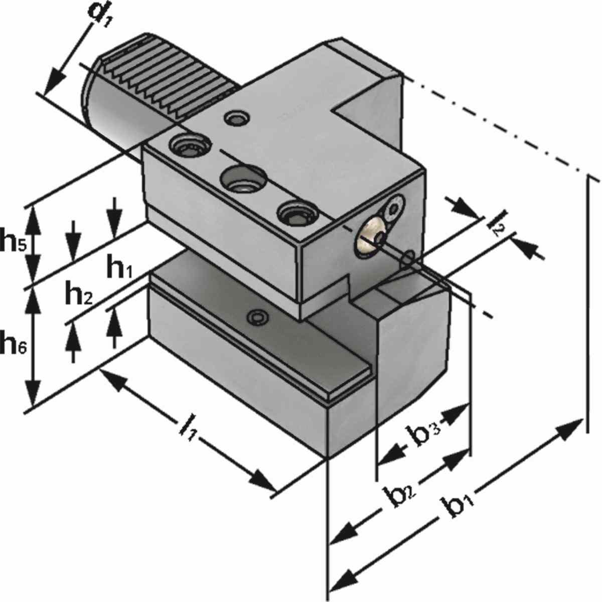 Axial-Werkzeughalter C2-30x20 DIN 69880 (ISO 10889)