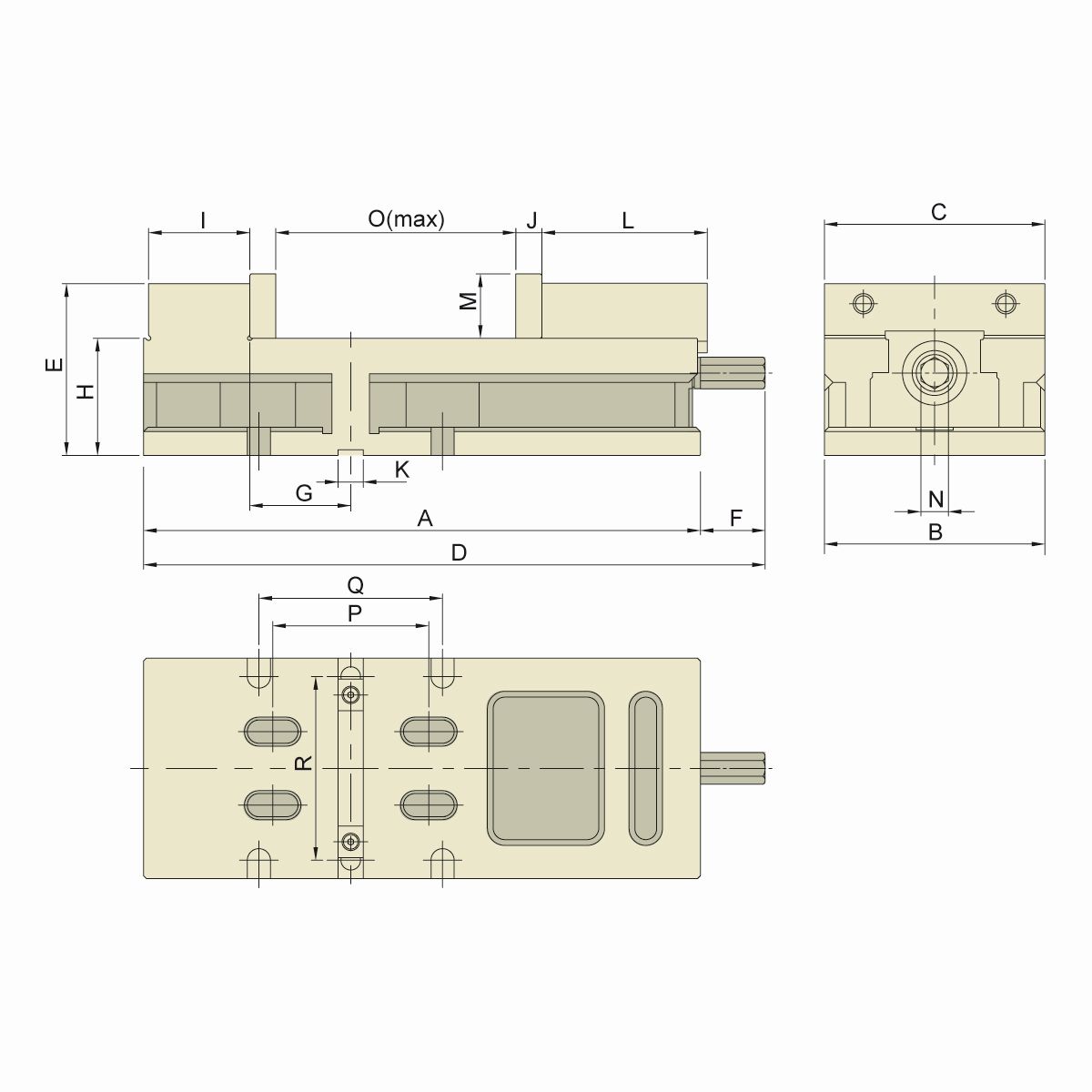 KS13010_4 Präzisionsschraubstock MG-60G/HV mechanisch