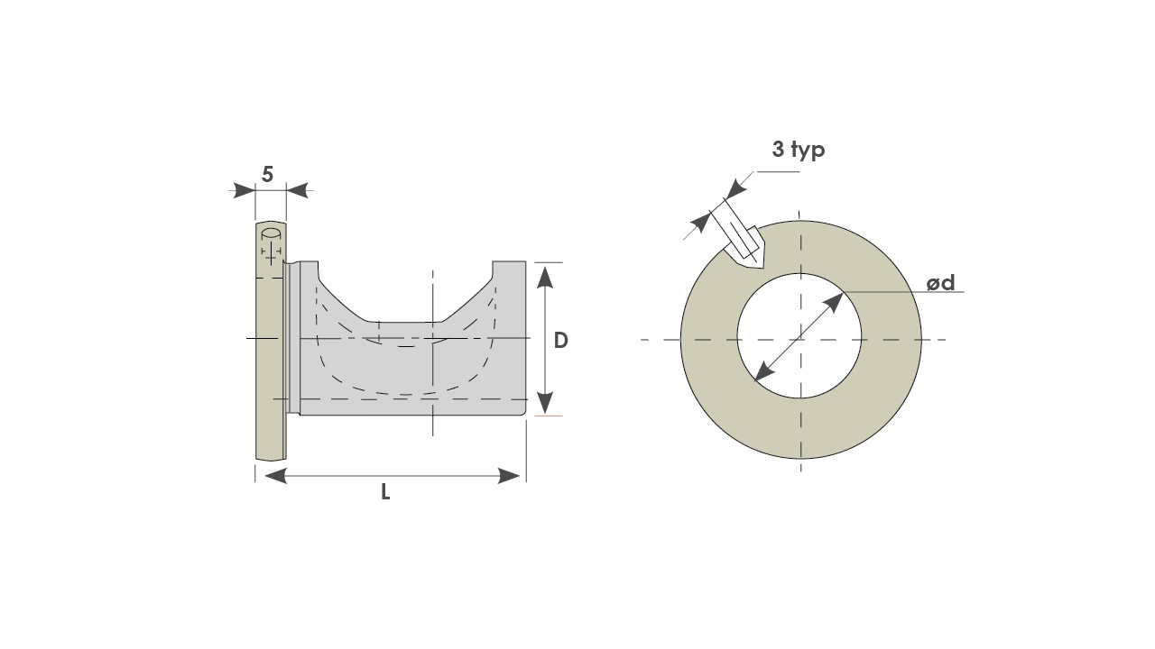 Zeichnung-1-Exenterbuchse Exenterbuchse für Vollbohrer